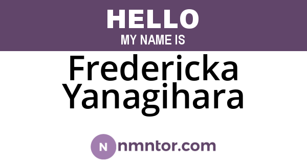 Fredericka Yanagihara