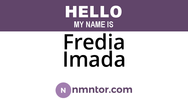 Fredia Imada