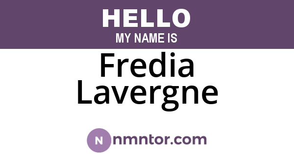 Fredia Lavergne