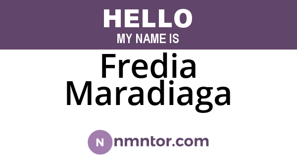 Fredia Maradiaga