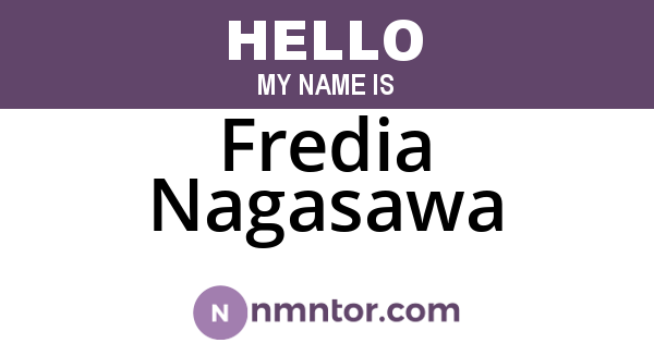 Fredia Nagasawa