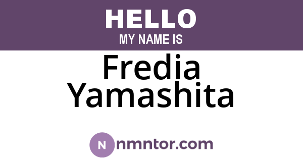 Fredia Yamashita