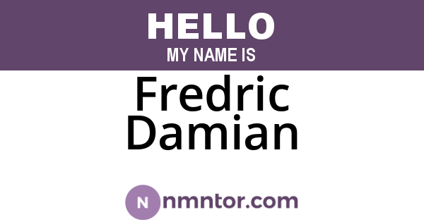 Fredric Damian
