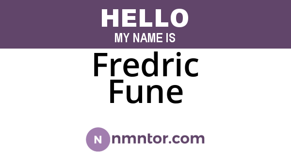 Fredric Fune
