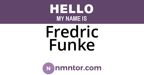 Fredric Funke