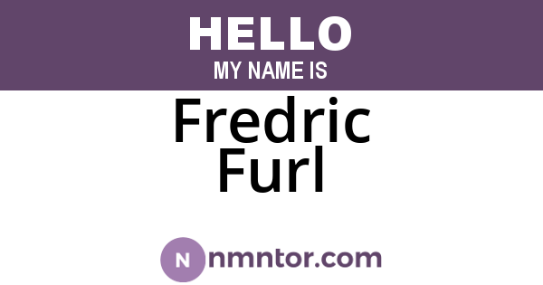 Fredric Furl