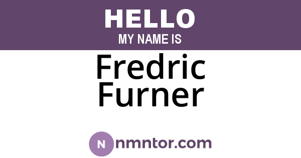 Fredric Furner