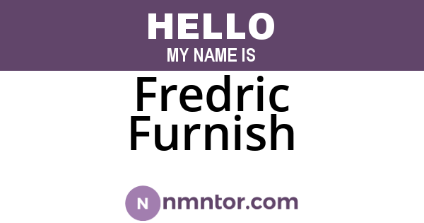 Fredric Furnish