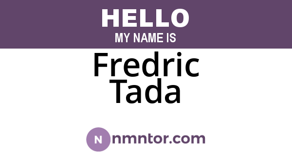 Fredric Tada