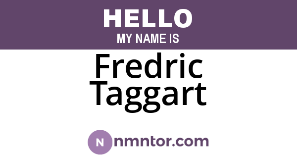 Fredric Taggart