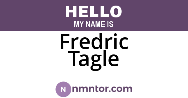 Fredric Tagle