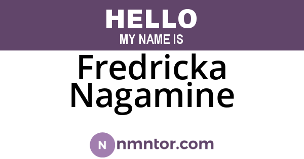 Fredricka Nagamine