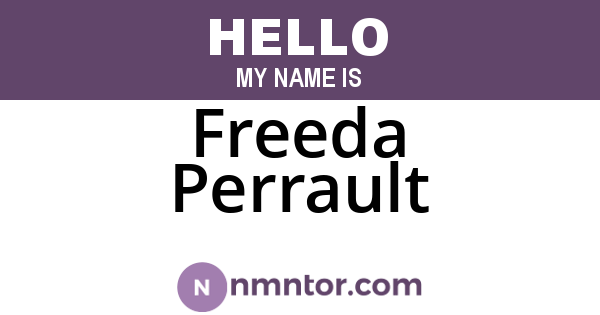 Freeda Perrault