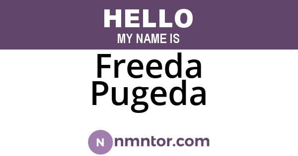 Freeda Pugeda