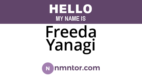 Freeda Yanagi