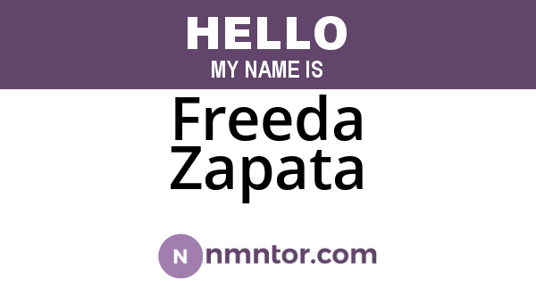 Freeda Zapata