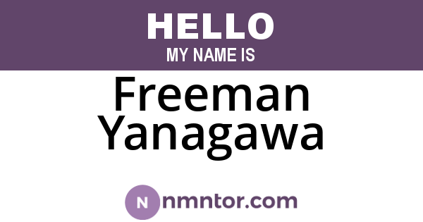Freeman Yanagawa