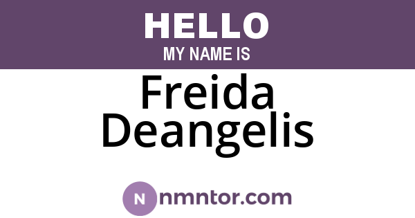 Freida Deangelis