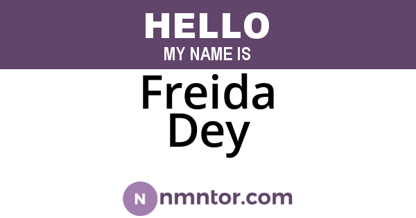 Freida Dey
