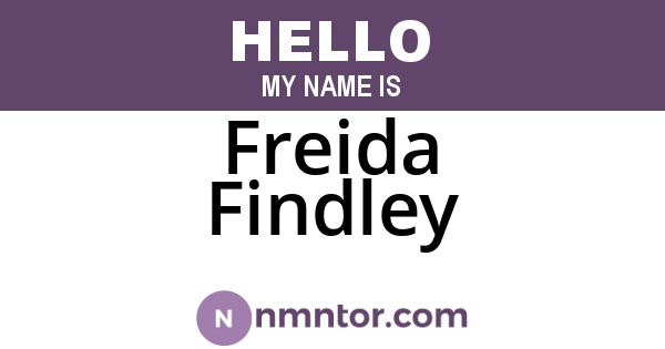 Freida Findley