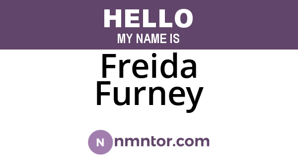 Freida Furney