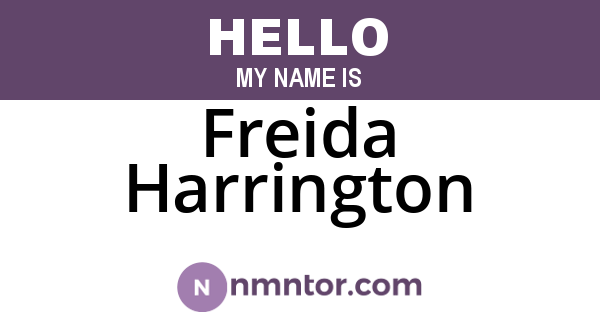 Freida Harrington