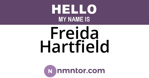 Freida Hartfield
