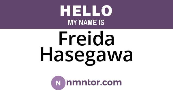 Freida Hasegawa