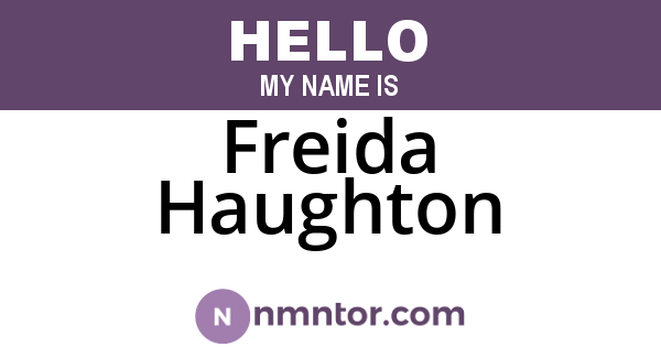 Freida Haughton