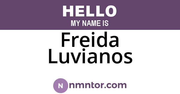 Freida Luvianos