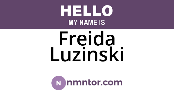 Freida Luzinski