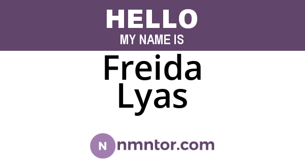 Freida Lyas