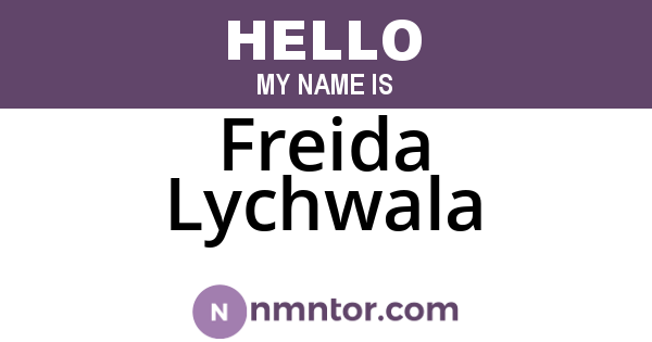 Freida Lychwala