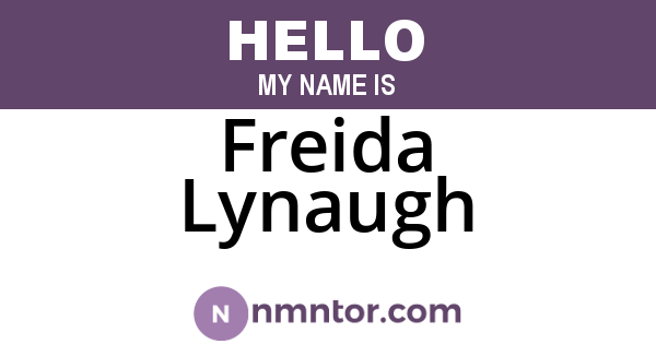Freida Lynaugh