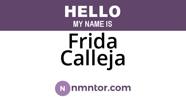 Frida Calleja