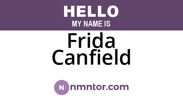 Frida Canfield