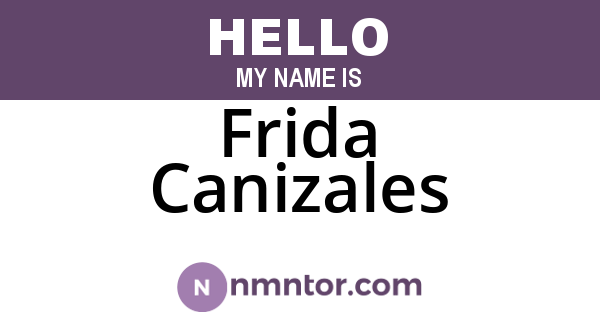 Frida Canizales