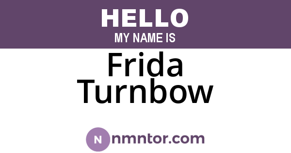 Frida Turnbow