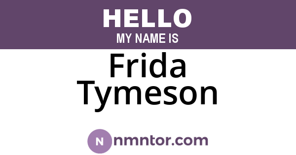 Frida Tymeson