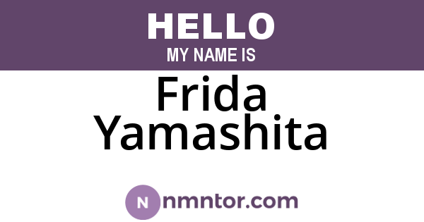 Frida Yamashita