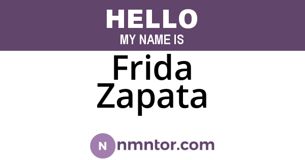 Frida Zapata