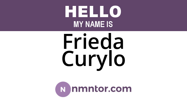Frieda Curylo