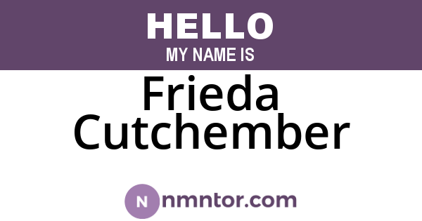 Frieda Cutchember