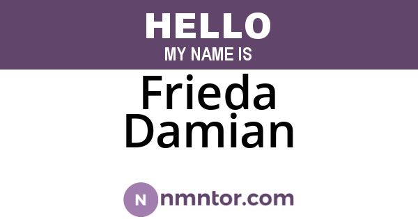 Frieda Damian