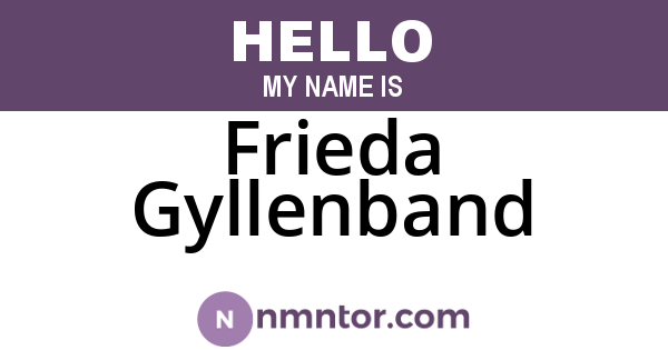 Frieda Gyllenband