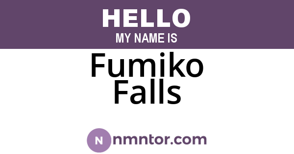 Fumiko Falls