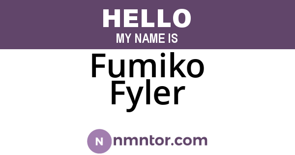 Fumiko Fyler