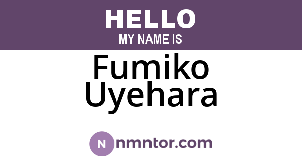 Fumiko Uyehara