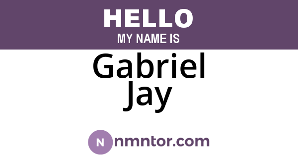 Gabriel Jay
