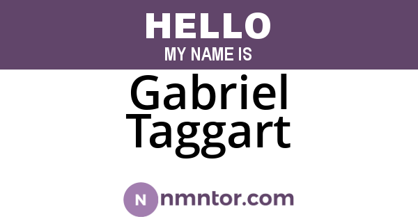 Gabriel Taggart